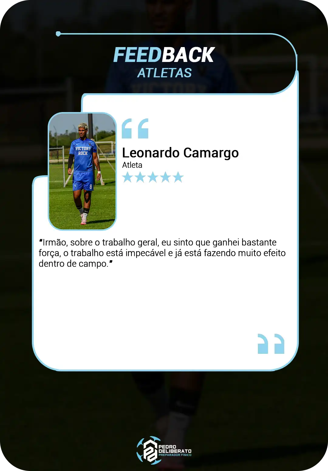 Treinamento de alto rendimento no futebol com Pedro Deliberato