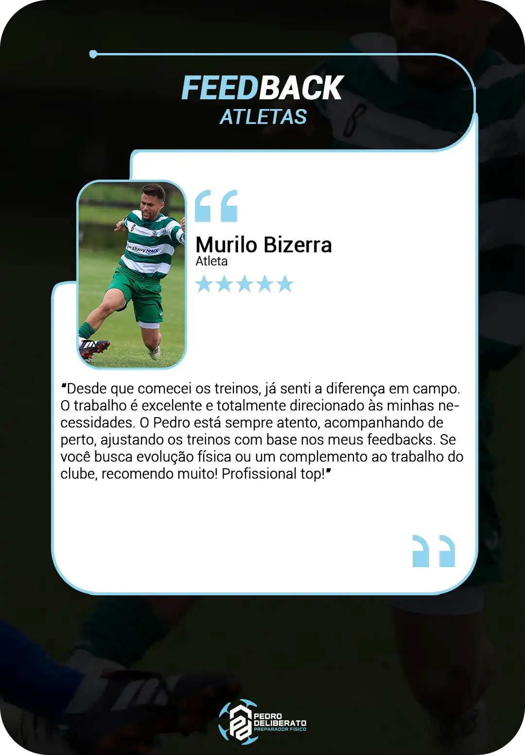 Treinamento de alto rendimento no futebol com Pedro Deliberato